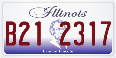 IL license plate B212317