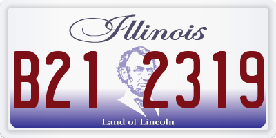 IL license plate B212319