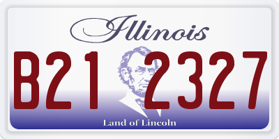 IL license plate B212327