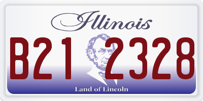 IL license plate B212328