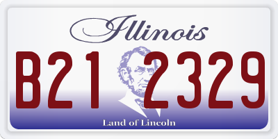 IL license plate B212329
