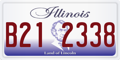 IL license plate B212338