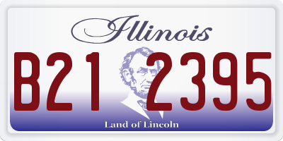 IL license plate B212395