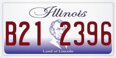 IL license plate B212396