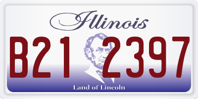 IL license plate B212397