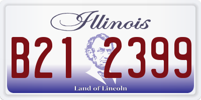 IL license plate B212399