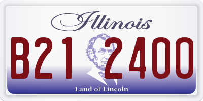 IL license plate B212400