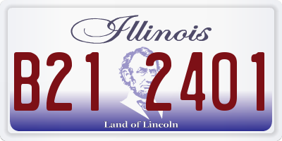 IL license plate B212401