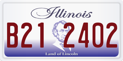IL license plate B212402