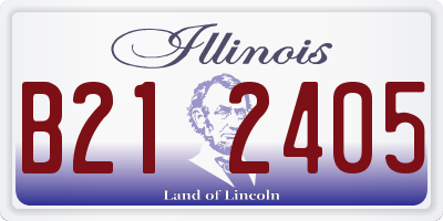 IL license plate B212405