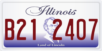 IL license plate B212407
