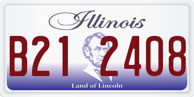 IL license plate B212408