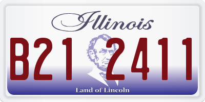 IL license plate B212411