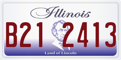 IL license plate B212413