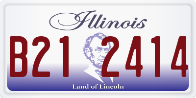 IL license plate B212414