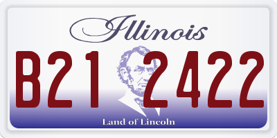 IL license plate B212422