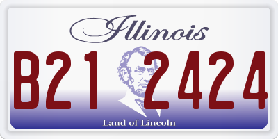IL license plate B212424