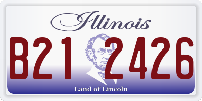 IL license plate B212426