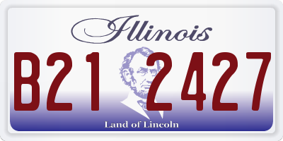 IL license plate B212427