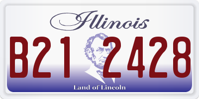 IL license plate B212428