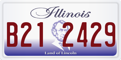 IL license plate B212429
