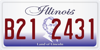 IL license plate B212431