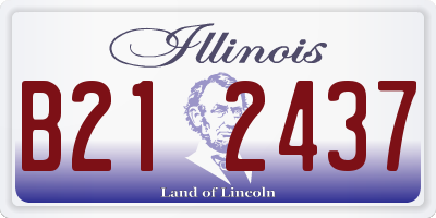 IL license plate B212437