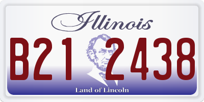IL license plate B212438