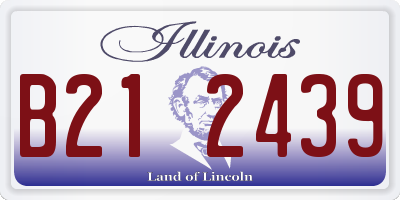 IL license plate B212439