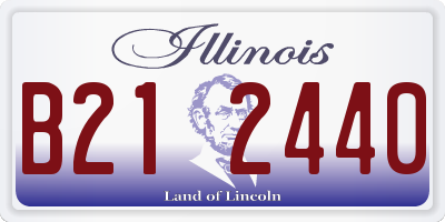 IL license plate B212440