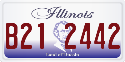IL license plate B212442
