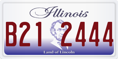 IL license plate B212444