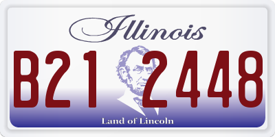 IL license plate B212448