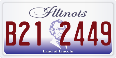 IL license plate B212449