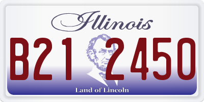 IL license plate B212450