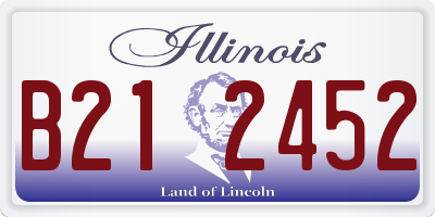 IL license plate B212452