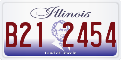 IL license plate B212454