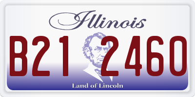 IL license plate B212460