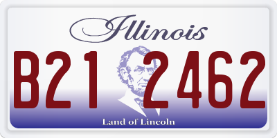 IL license plate B212462
