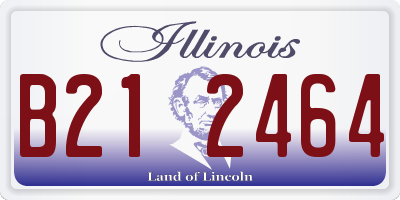 IL license plate B212464