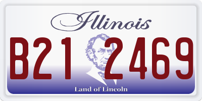 IL license plate B212469
