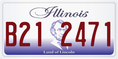 IL license plate B212471