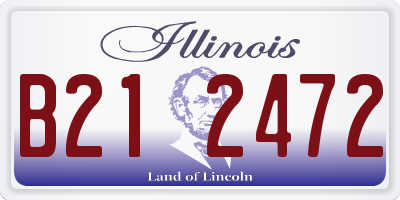 IL license plate B212472