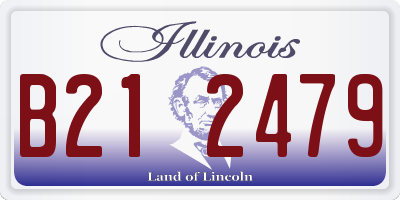 IL license plate B212479