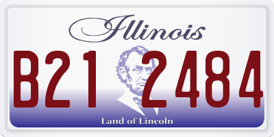 IL license plate B212484