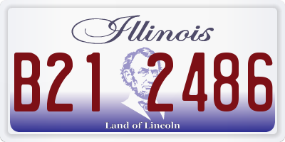 IL license plate B212486