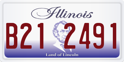 IL license plate B212491