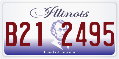 IL license plate B212495