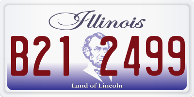 IL license plate B212499