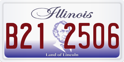 IL license plate B212506